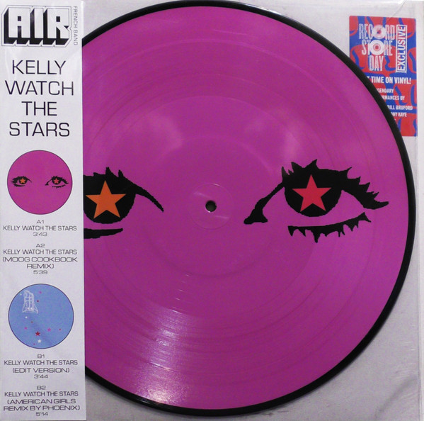 AIR - Kelly Watch The Stars (45 об/мин, Record Store Day, Лимитированое, Пластинка с изображением, Переиздание, Специальное издание)