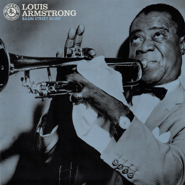 Louis Armstrong - Basin Street Blues (Синий, Мрамор, 180 грамм, Лимитированое)