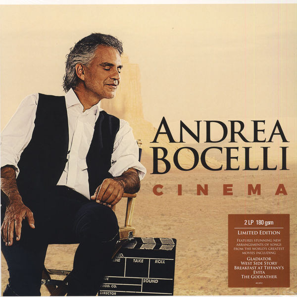 Andrea Bocelli - Cinema (Deluxe Edition) (2 платівки, 180 грам, Альбом, Лимітоване)