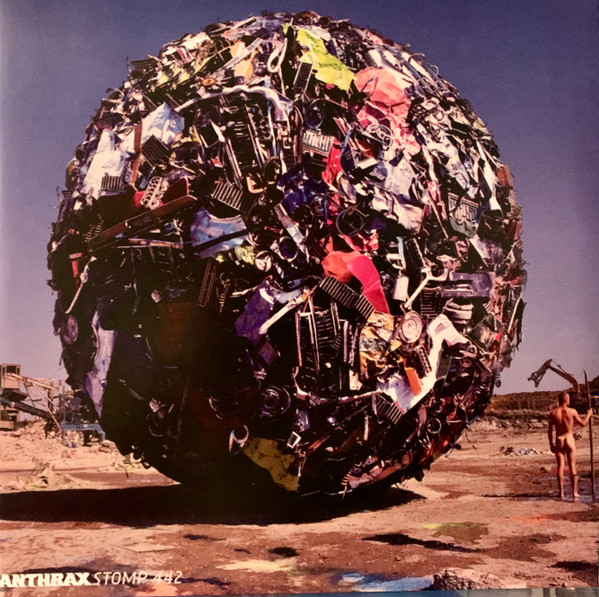 Anthrax - Stomp 442 (2 пластинки, Синий, Непрозрачный, Раскладная обложка, Альбом, Лимитированое, Переиздание)