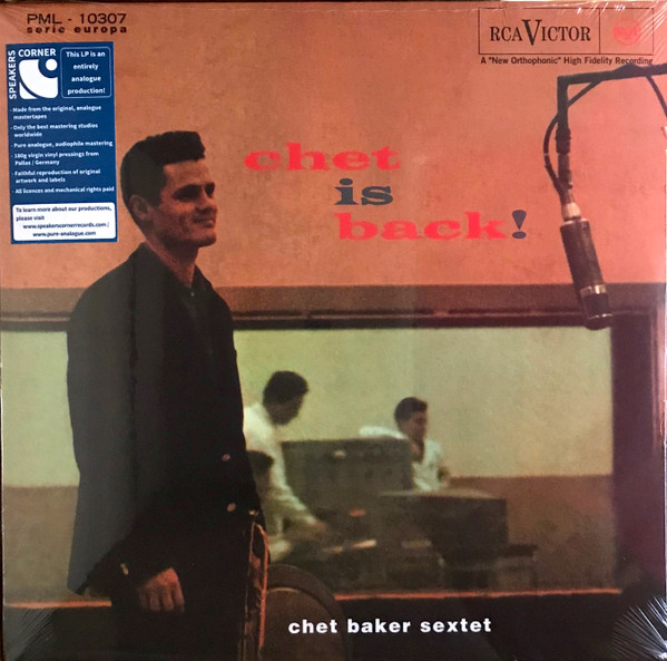 Chet Baker Sextet - Chet Is Back! (180 грам, Альбом, Перевидання, Моно)