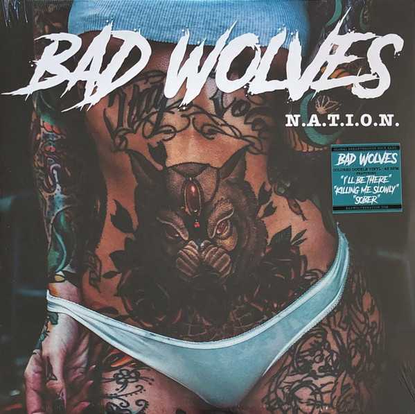 Bad Wolves - N.A.T.I.O.N. (2 платівки, М'ятний, Зелений, Прозорий, 45 об/хв, Альбом)