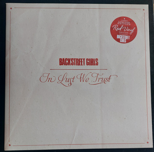 Backstreet Girls - In Lust We Trust (Красный, Альбом, Лимитированое)