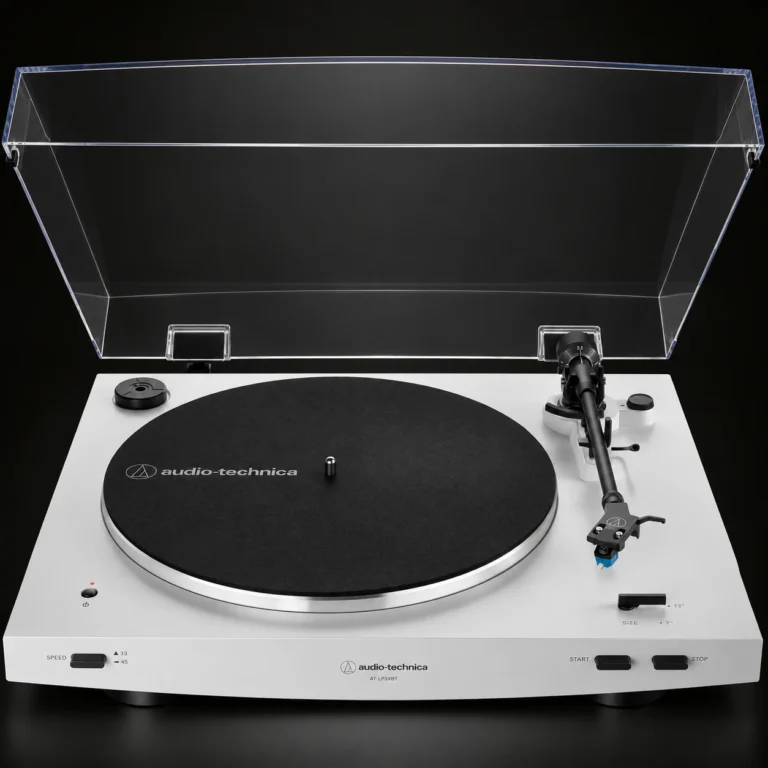 Програвач вінілу Audio-Technica AT-LP3XBT, білий
