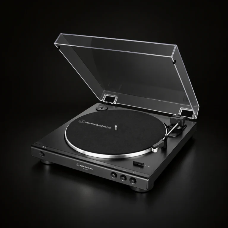Програвач вінілу Audio-Technica AT-LP60X Bluetooth, чорний