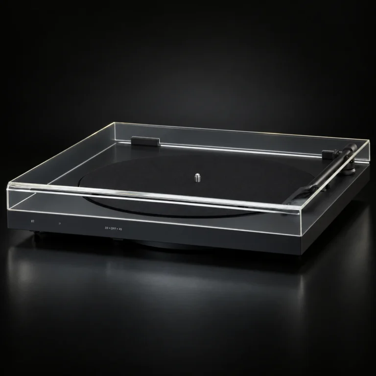 Програвач вінілу Tone Factory Turntable, чорний, з кришкою