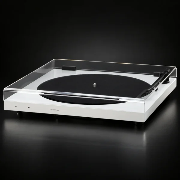 Програвач вінілу Tone Factory Turntable, білий, з кришкою