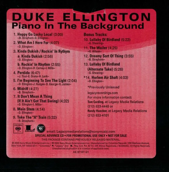 Piano In The Background