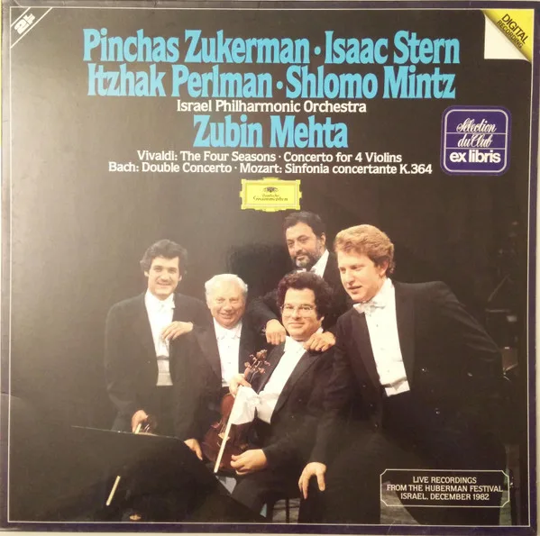 The Four Seasons · Concerto For 4 Violins / Double Concerto / Sinfonia Concertante K.364