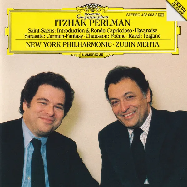 Saint-Saëns: Introduction & Rondo Capriccioso · Havanaise · Sarasate: Carmen-Fantasy · Chausson: Poème · Ravel: Tzigane