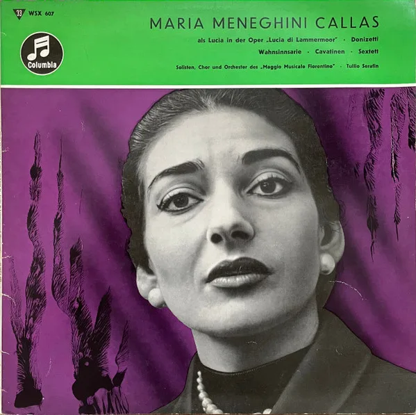 Maria Meneghini Callas Als Lucia In Der Oper »Lucia Di Lammermoor«