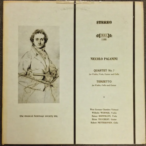 Quartet No. 7 For Violin, Viola, Guitar And Cello / Terzetto For Violin, Cello And Guitar