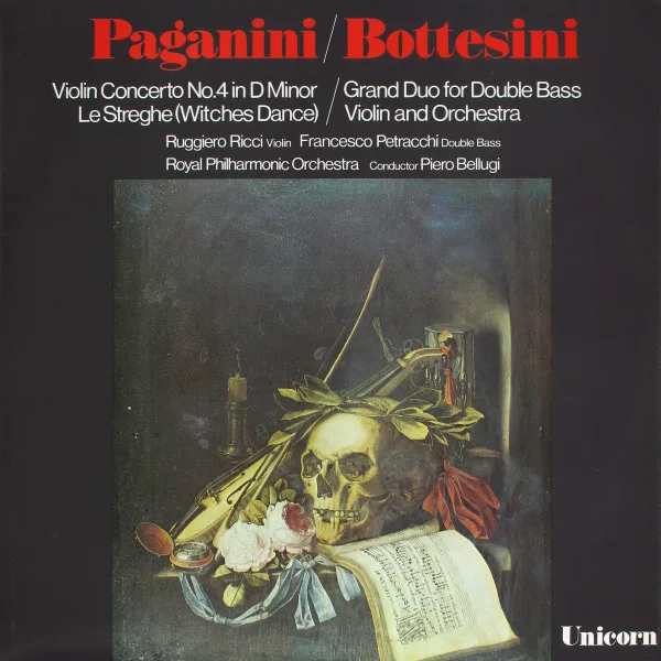 Violin Concerto No.4 In D Minor, Le Streghe (Witches Dance) / Grand Duo For Double Bass Violin And Orchestra