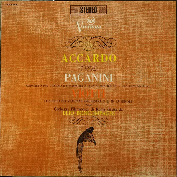 Concerto Per Violino E Orchestra N. 2 In Si Minore Op. 7 "La Campanella" / Concerto Per Violino E Orchestra N. 22 In la Minore