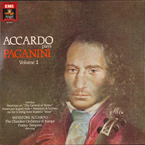 Accardo Plays Paganini, Volume 1
