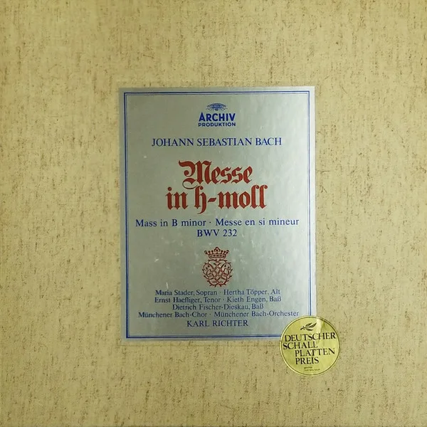 Messe In H-moll • Mass In B Minor • Messe En Si Mineur - BWV 232