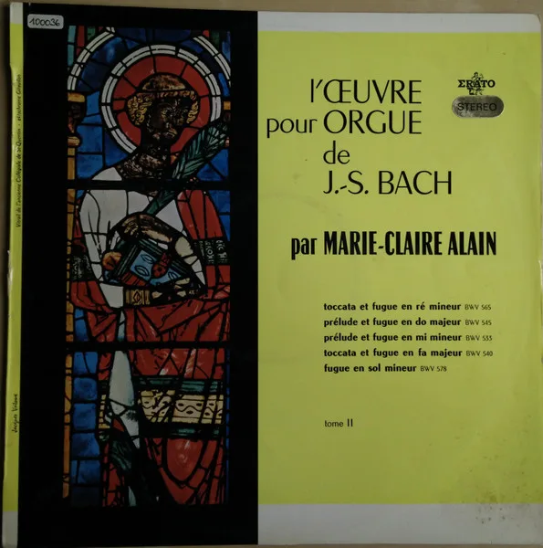 L'Oeuvre Pour Orgue De J. S. Bach
