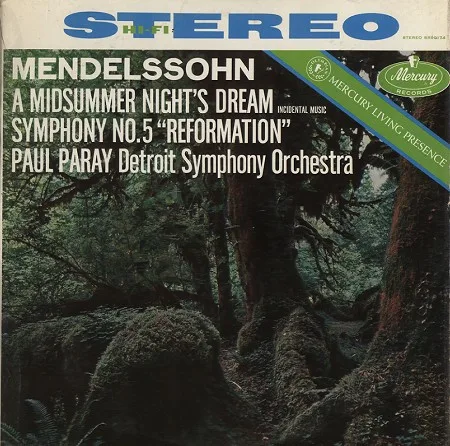 A Midsummer Night's Dream Incidental Music / Symphony No. 5 "Reformation"