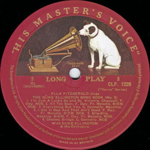 Ella Fitzgerald Sings The Duke Ellington Song Book (No. 2)