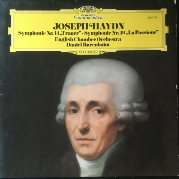 Symphonie Nr. 44 „Trauer” • Symphonie Nr. 49 „La Passione”