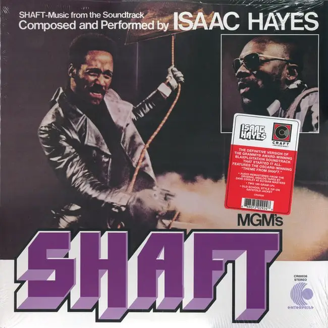 Isaac Hayes – Shaft (2LP, Reissue, Remastered, 180 grams Vinyl) - фото №1