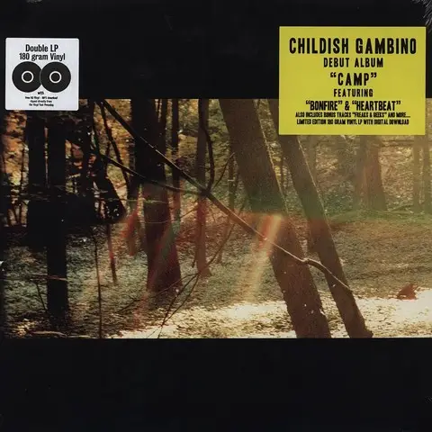 Childish Gambino – Camp (2LP, Album, Reissue, 180 g, Double Gatefold)