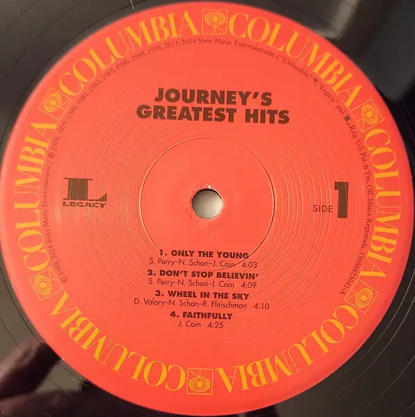 Journey - Greatest Hits LP - фото №4