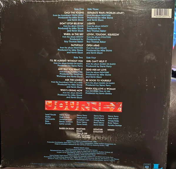 Journey - Greatest Hits LP - фото №2