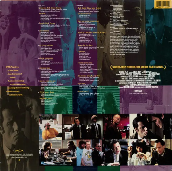 Various – Pulp Fiction (Music From The Motion Picture) - фото №2