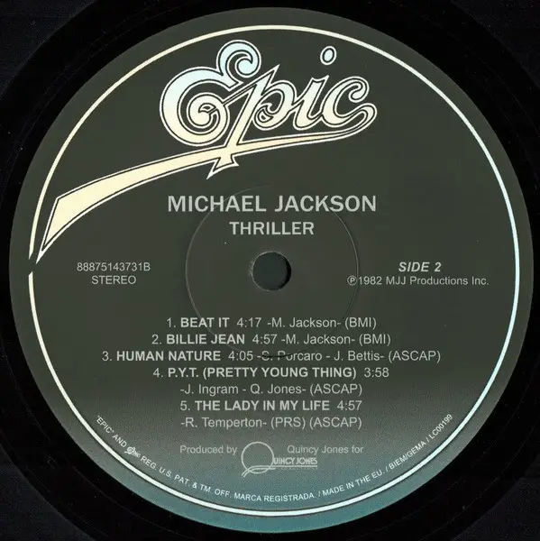 Michael Jackson - Thriller (LP, Album, Reissue, Gatefold) - фото №3