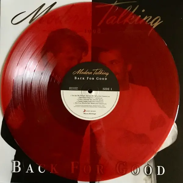 Modern Talking – Back For Good (2LP, Limited, Numbered Edition, Reissue, Translucent Red Vinyl) - фото №2