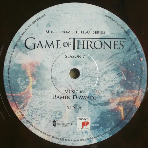 Ramin Djawadi – Game Of Thrones Season 7 (2LP, Orange And Black Marble, Blue And White Marble Vinyl) - фото №6