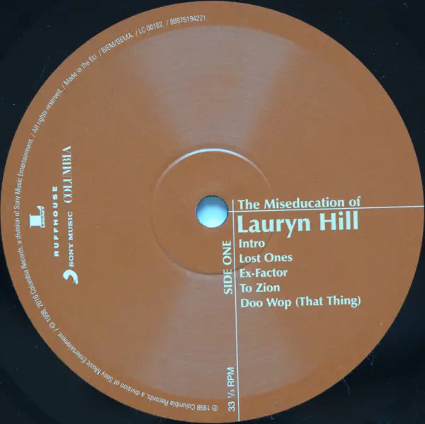 Lauryn Hill - Miseducation Of Lauryn Hill (2LP) - фото №3