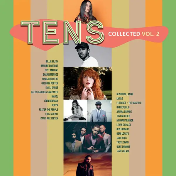 Tens Collected Vol.2 (2LP, Compilation, Limited Edition, Numbered, Yellow Vinyl) - фото №1