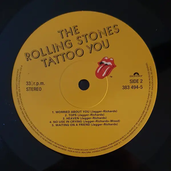 Rolling Stones - Tattoo You - фото №5