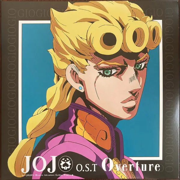 Yugo Kanno – Jojo's Bizarre Adventure Golden Wind Vinyl Soundtrack (2LP, Album, Limited Edition, Orange & Yellow Marble Vinyl) - фото №1