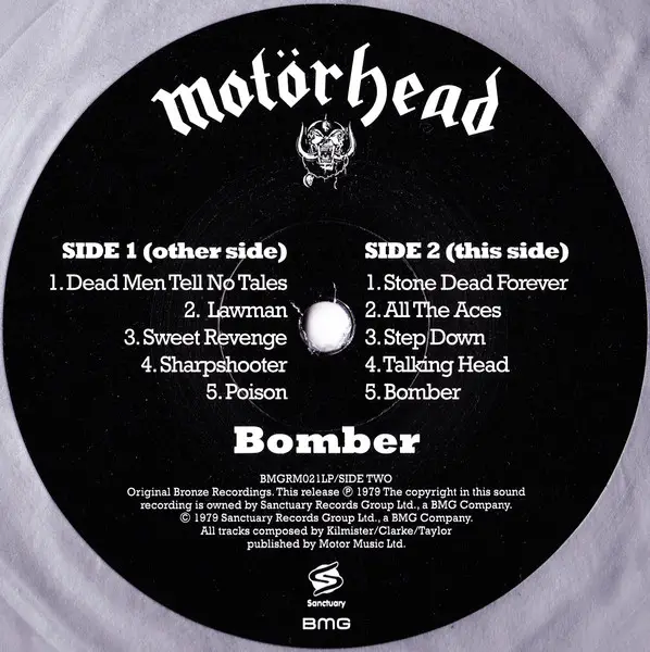 Motorhead – Bomber (Limited Edition, Silver Vinyl) - фото №3