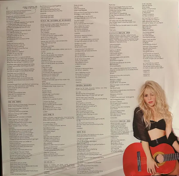 Shakira – Shakira. (2LP, Album, Special Edition, Pink Translucent Vinyl) - фото №10