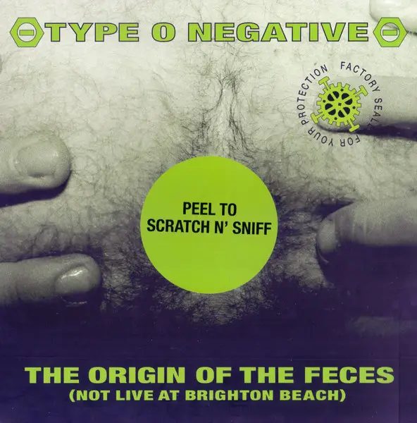 Type O Negative – The Origin Of The Feces (Not Live At Brighton Beach) (2LP, Remastered, Green with Black Marble) (Vinyl)