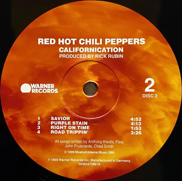 Red Hot Chili Peppers – Californication - фото №6