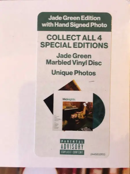 Taylor Swift – Midnights (Special Edition, Jade Green Marbled Vinyl) - фото №3