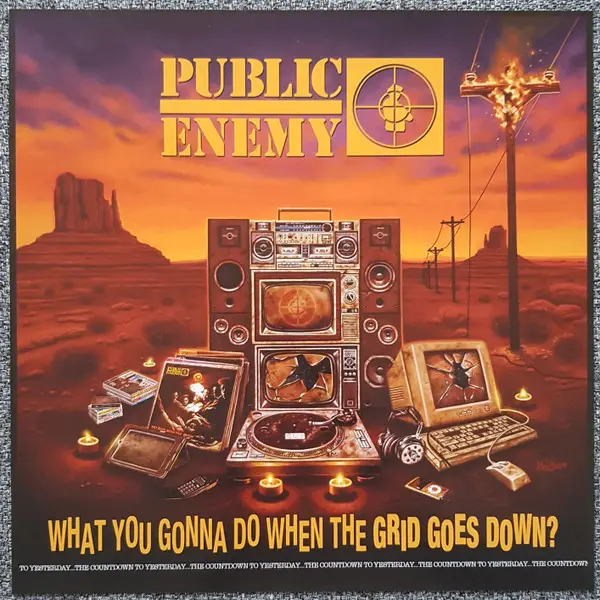 Public Enemy – What You Gonna Do When The Grid Goes Down? (LP, Album, Special Edition, Stereo) - фото №7