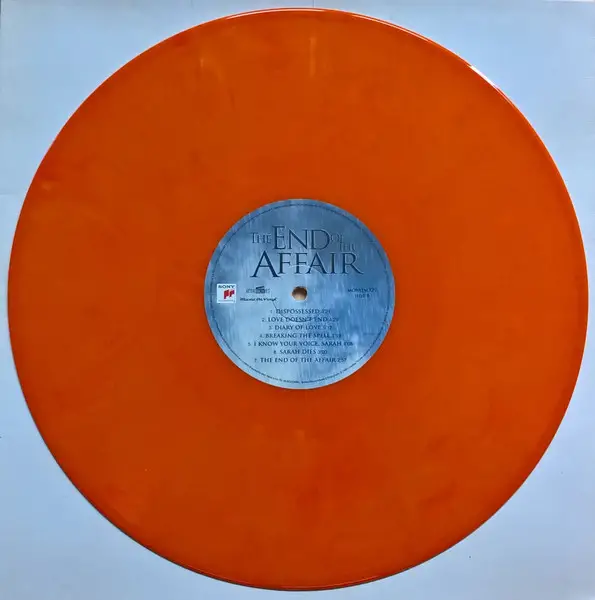 Michael Nyman – The End Of The Affair (Original Motion Picture Soundtrack) (Limited Edition, Numbered, Reissue, Orange Marbled Vinyl) - фото №3