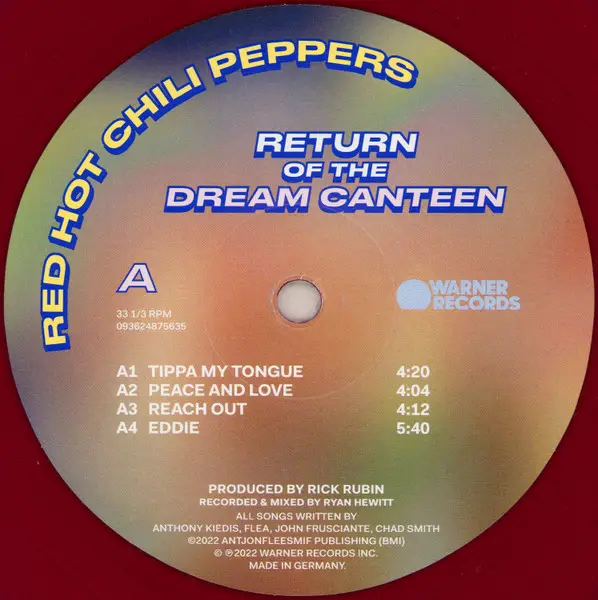 Red Hot Chili Peppers – Return Of The Dream Canteen (Limited Edition, Violet Vinyl) - фото №3