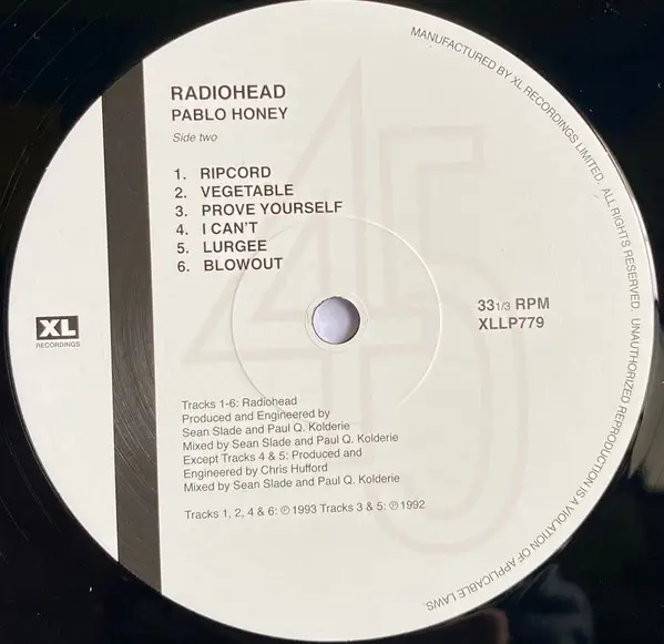 Radiohead – Pablo Honey - фото №3