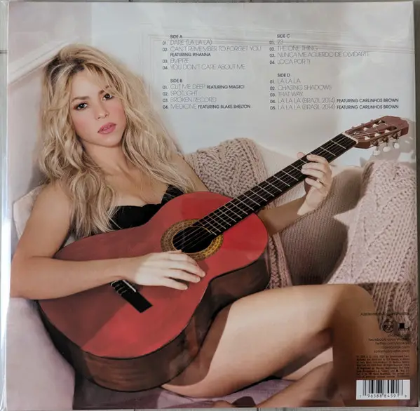 Shakira – Shakira. (2LP, Album, Special Edition, Pink Translucent Vinyl) - фото №3