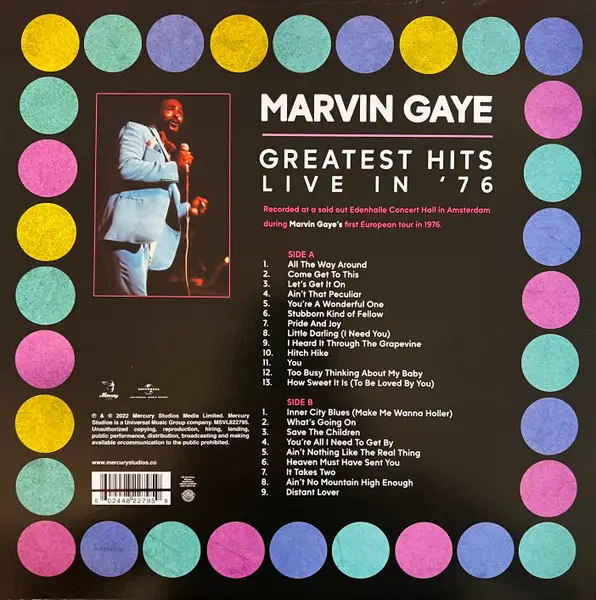 Marvin Gaye – Greatest Hits Live In 76 - фото №2