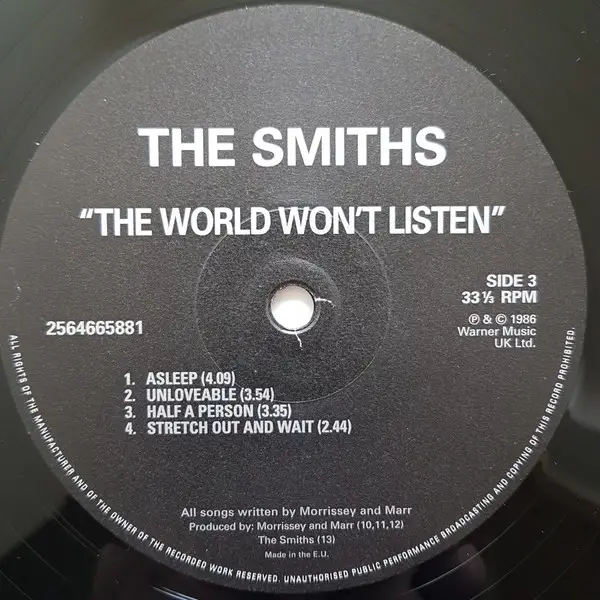 The Smiths – The World Won't Listen - фото №4