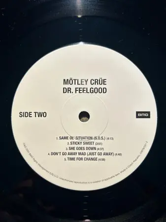 Motley Crue – Dr. Feelgood (Remastered 40th Anniversary Vinyl) - фото №5