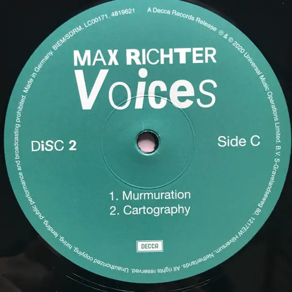 Max Richter – Voices (2LP, Album) - фото №4